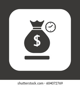 Money Icon. Flat design.