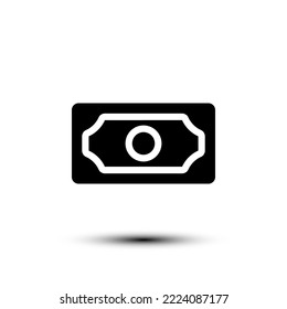 Icono de dinero. ilustración vectorial de diseño plano para web y móvil