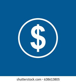 money icon. flat design. Vector illustration.