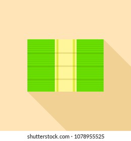 Money icon. Flat illustration of money vector icon for web