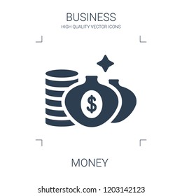 money icon. high quality filled money icon on white background. from business collection flat trendy vector money symbol. use for web and mobile