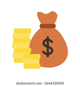 Money icon. Ideal for Finance, banking, investments, money