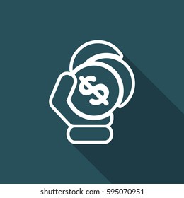 Money icon illustration