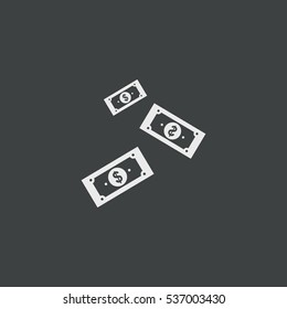 Money icon illustration isolated vector sign symbol