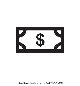 Money icon illustration isolated vector sign symbol
