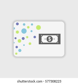 Money icon illustration isolated vector sign symbol