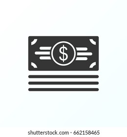 Money icon illustration isolated vector sign symbol