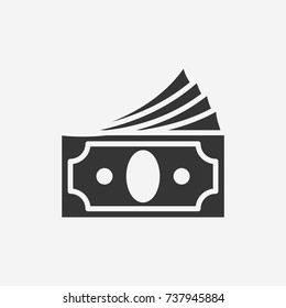 Money icon illustration isolated vector sign symbol
