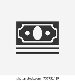 Money icon illustration isolated vector sign symbol