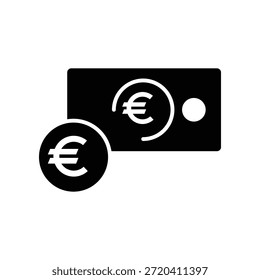 Plantilla de diseño de Vector de ilustración de icono de dinero