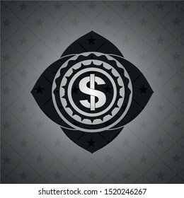 money icon inside dark badge