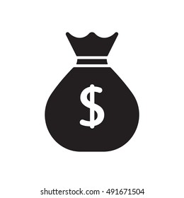 Money   icon,  isolated. Flat  design.