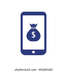 Money    icon,  isolated. Flat  design.