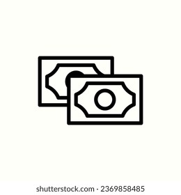 money icon, isolated icon in light background, perfect for website, blog, logo, graphic design, social media, UI, mobile app