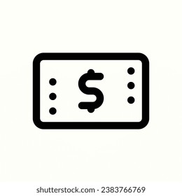 money icon, isolated icon in light background, perfect for website, blog, logo, graphic design, social media, UI, mobile app