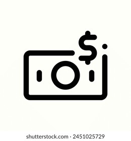 money icon, isolated icon in light background, perfect for website, blog, logo, graphic design, social media, UI, mobile app