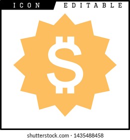 money icon isolated sign symbol vector illustration - vector