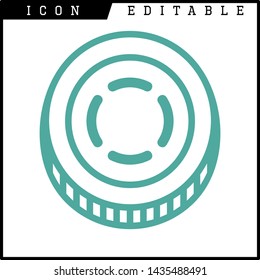 money icon isolated sign symbol vector illustration - vector