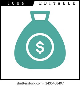 money icon isolated sign symbol vector illustration - vector