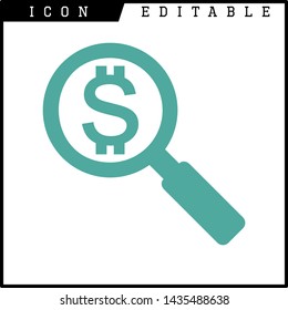 money icon isolated sign symbol vector illustration - vector