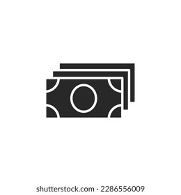 Money icon, isolated Money sign icon, vector illustration