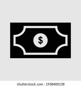 ilustración vectorial aislada de icono de dinero