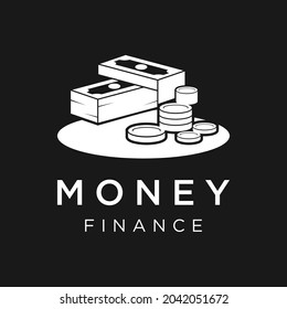 Money icon logo design , coin , finance, business