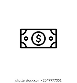 Money icon logo design. Money sign and symbol