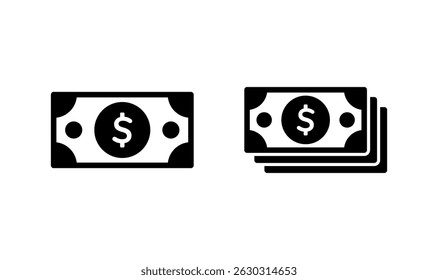 Money icon logo design. Money sign and symbol