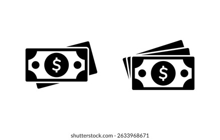 Money icon logo design. Money sign and symbol