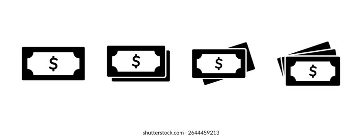 Money icon logo design. Money sign and symbol