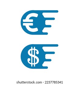 ilustración vectorial de diseño de icono y logotipo de dinero