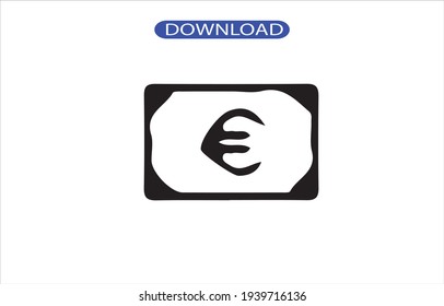 Geldsymbol oder Logo mit hoher Auflösung