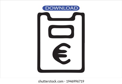 Icono de dinero o logotipo de alta resolución
