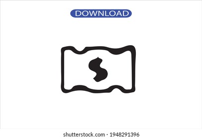 Geldsymbol oder Logo mit hoher Auflösung 