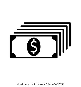 money icon logo isolated on white background