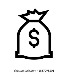 money icon or logo isolated sign symbol vector illustration - high quality black style vector icons
