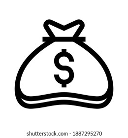 money icon or logo isolated sign symbol vector illustration - high quality black style vector icons
