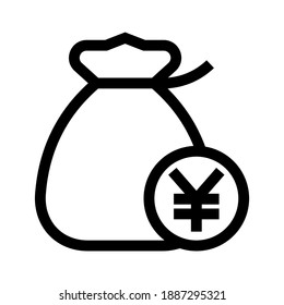 money icon or logo isolated sign symbol vector illustration - high quality black style vector icons
