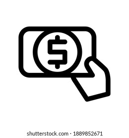 money icon or logo isolated sign symbol vector illustration - high quality black style vector icons
