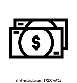 money icon or logo isolated sign symbol vector illustration - high quality black style vector icons
