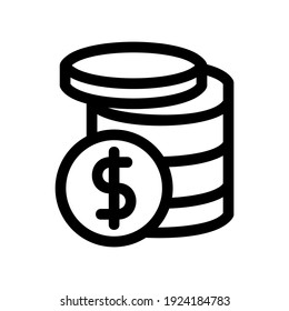 money icon or logo isolated sign symbol vector illustration - high quality black style vector icons
