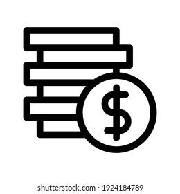 money icon or logo isolated sign symbol vector illustration - high quality black style vector icons
