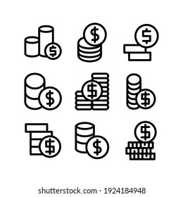 money icon or logo isolated sign symbol vector illustration - Collection of high quality black style vector icons

