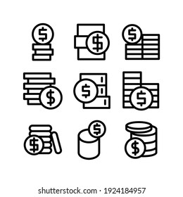 money icon or logo isolated sign symbol vector illustration - Collection of high quality black style vector icons
