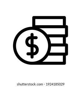 money icon or logo isolated sign symbol vector illustration - high quality black style vector icons
