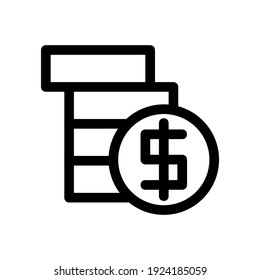 money icon or logo isolated sign symbol vector illustration - high quality black style vector icons
