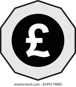 El icono del dinero en el diseño de la Ilustración vectorial.