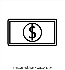 money icon on white background