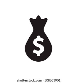 Money icon on the white background